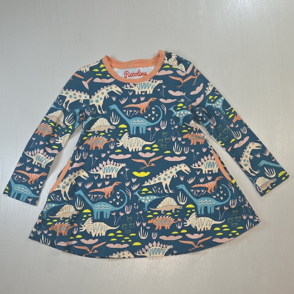 Piccolina Paleontology Dinosaur Dress